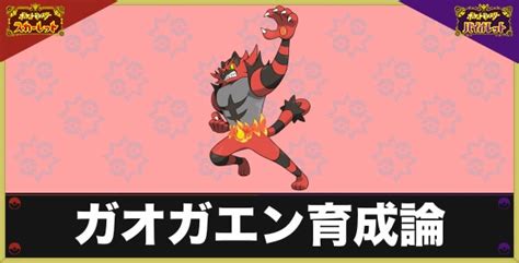 【ポケモンSV】ガオガエンの育成論と対策｜おすす .